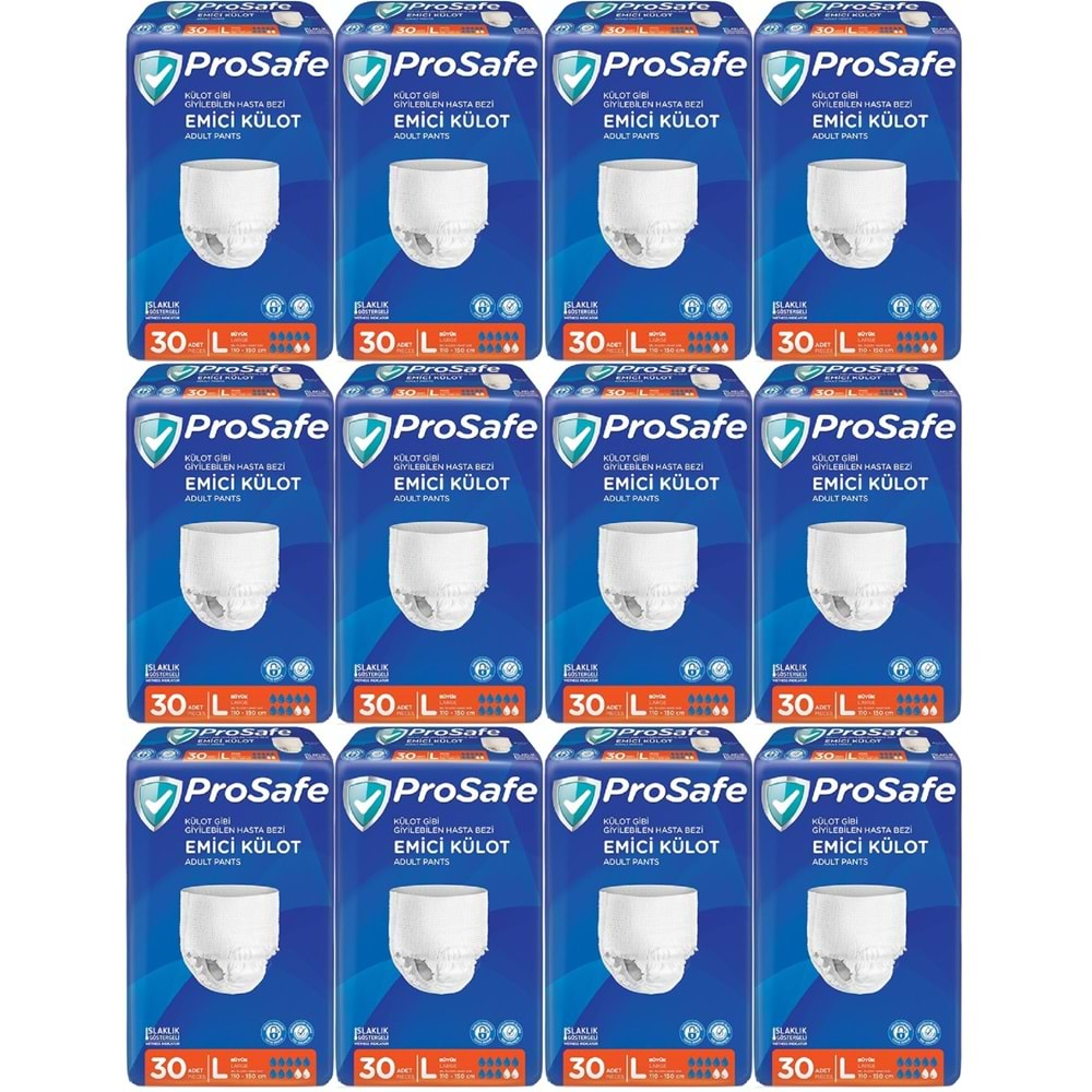 Prosafe Emici Külot Hasta Bezi Büyük-Large 360 Adet (12PK*30)