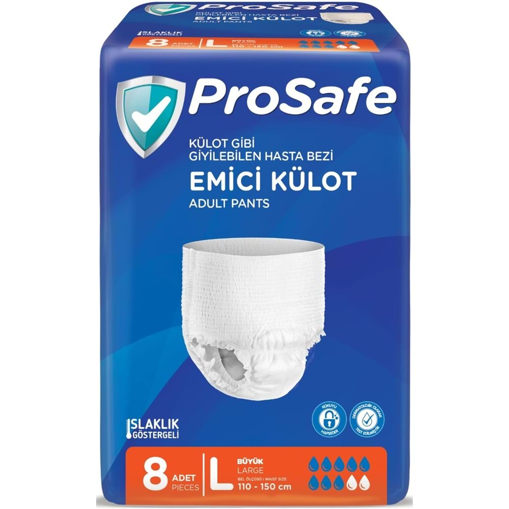 Prosafe Emici Külot Hasta Bezi Büyük-Large 40 Adet (5PK*8)