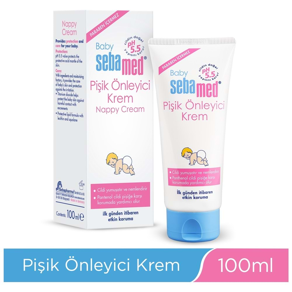 Sebamed Bebek Pişik Önleyici Krem 100ML (3 Lü Set)