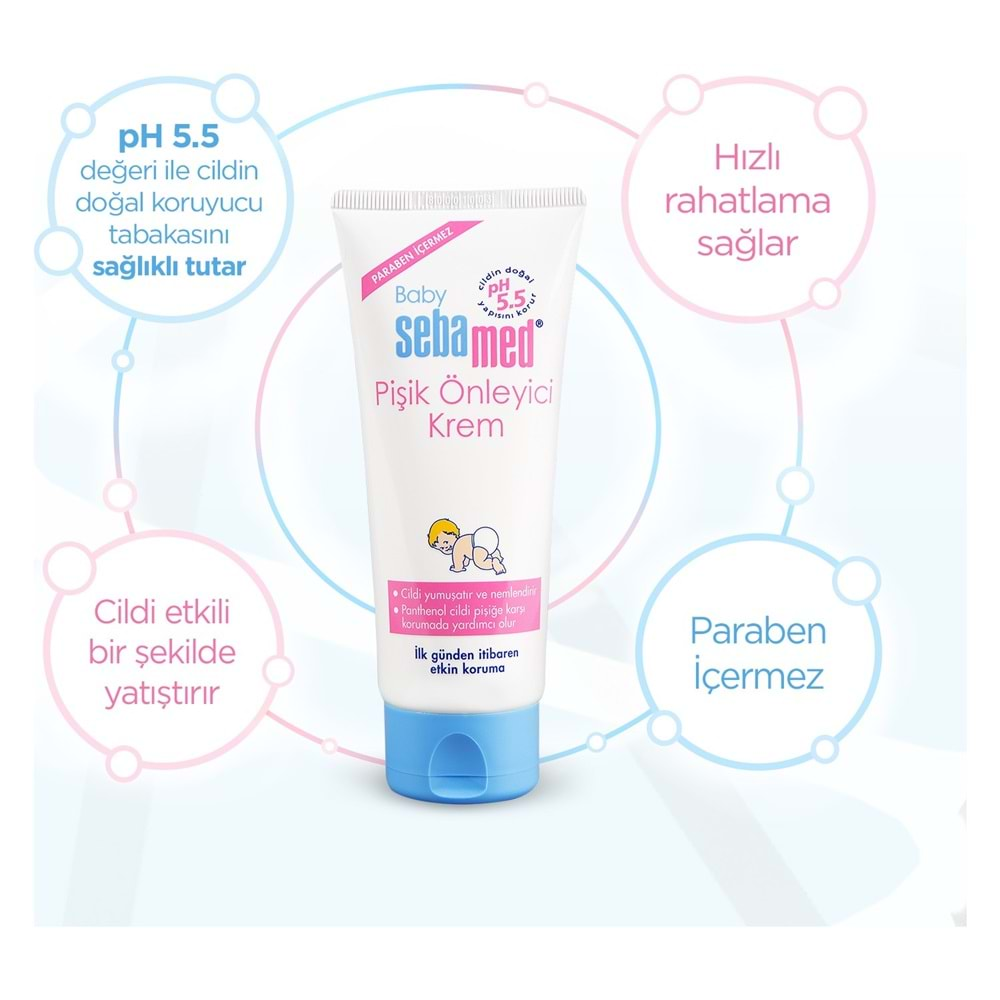 Sebamed Bebek Pişik Önleyici Krem 100ML (3 Lü Set)