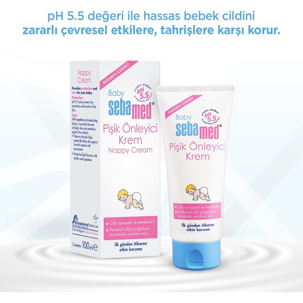 Sebamed Bebek Pişik Önleyici Krem 100ML (3 Lü Set)