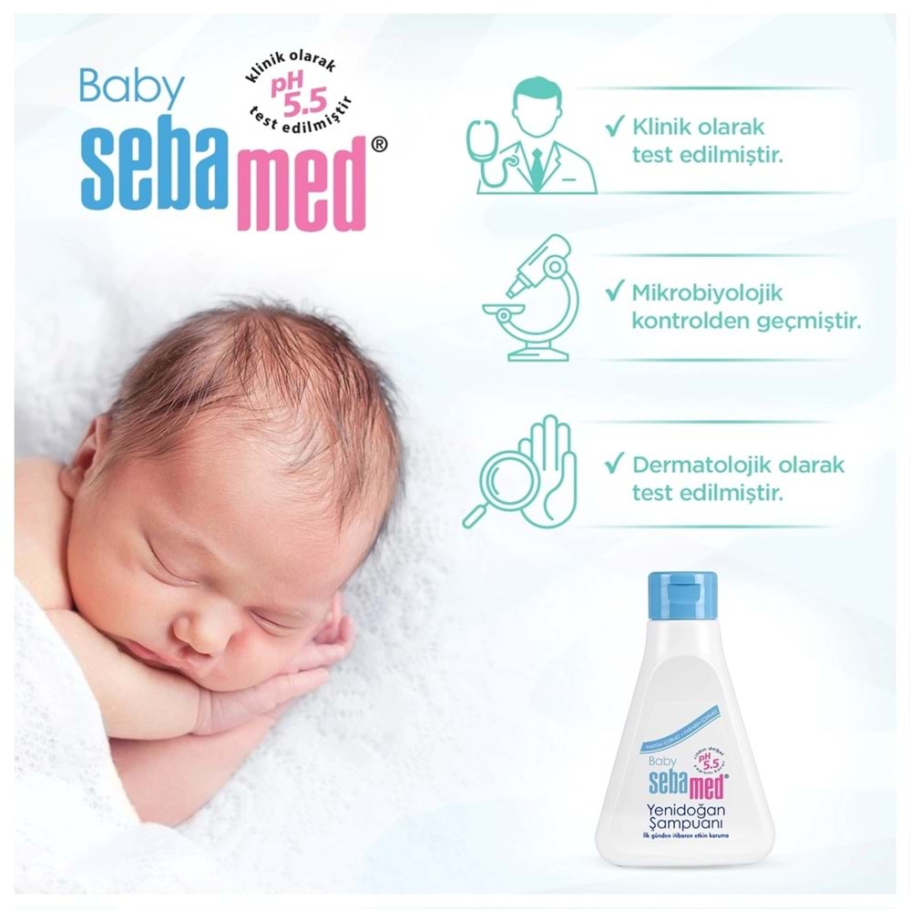 Sebamed Bebek Şampuanı 500ML Pompalı (Yenidoğanlar İçin) (2 Li Set)