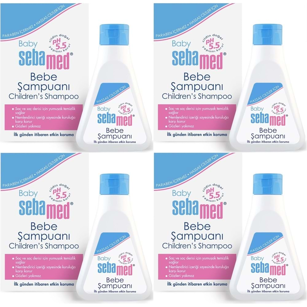 Sebamed Bebek Şampuanı 250ML (4 Lü Set)