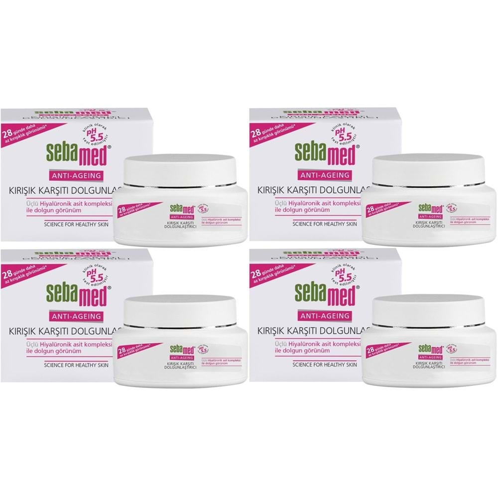 Sebamed Kırışık Karşıtı Dolgunlaştırıcı Antı-Ageıng Krem 50ML (4 Lü Set)