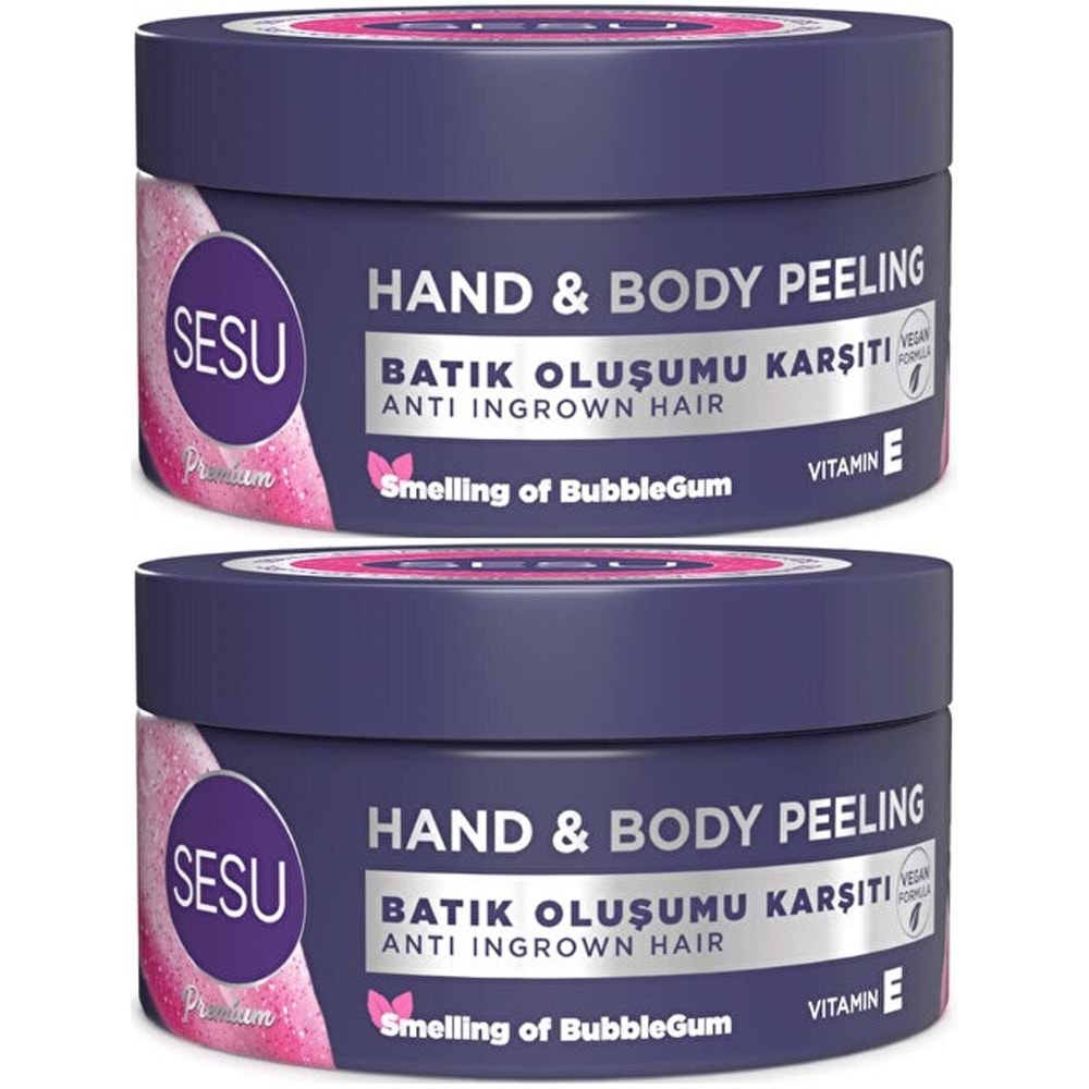 Sesu Vücut Peelingi 250ML (Hand & Body Peelıbg) (2 Li Set)