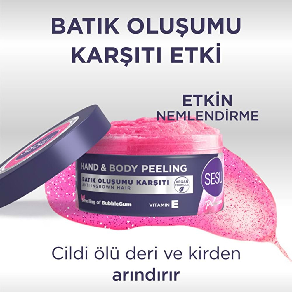 Sesu Vücut Peelingi 250ML (Hand & Body Peelıbg) (3 Lü Set)