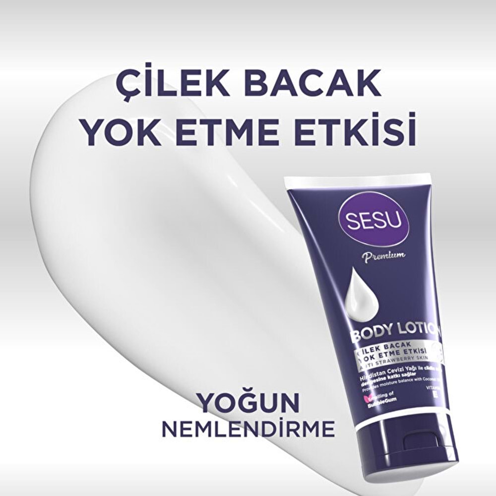 Sesu Vücut Losyonu 175ML (Body Lotıon) (4 Lü Set)