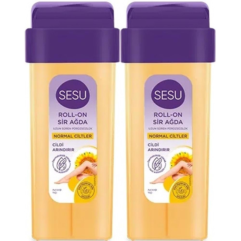 Sesu Roll-On Sir Ağda 100ML Sarı Normal Cilt (2 Li Set)