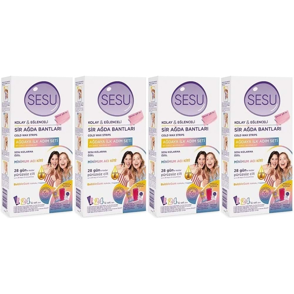 Sesu Sir Ağda Bandı 24 Lü Pk (Ağdaya İlk Adım Serisi) (4 Lü Set)