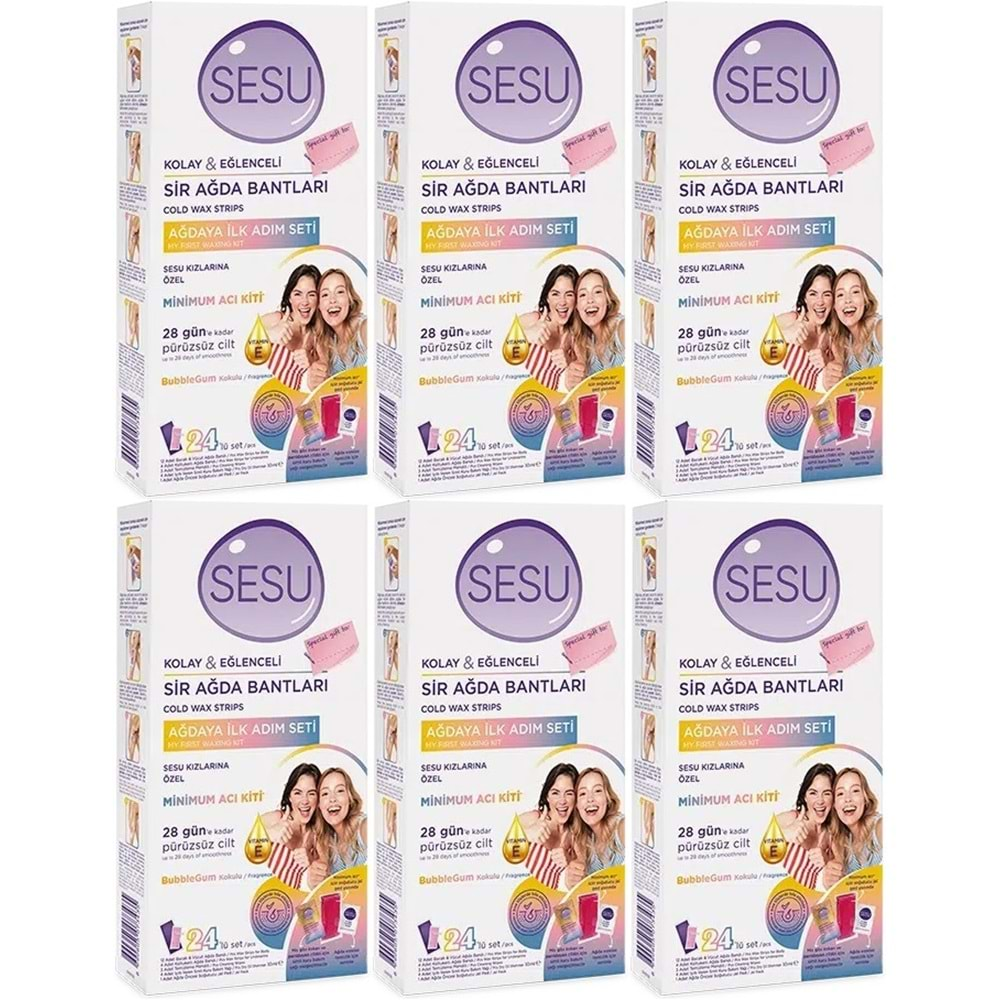 Sesu Sir Ağda Bandı 24 Lü Pk (Ağdaya İlk Adım Serisi) (6 Lı Set)