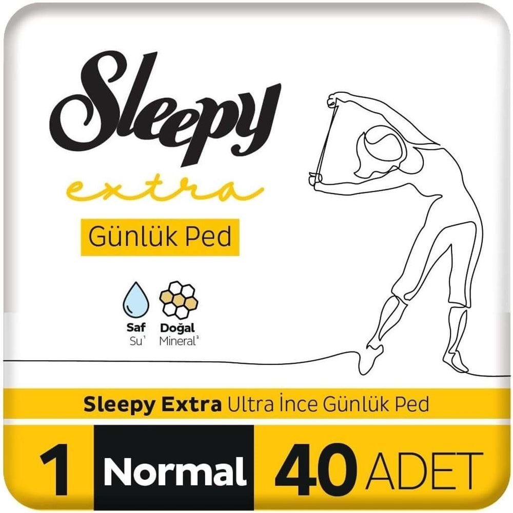 Sleepy Extra Günlük Ped Normal 360 Adet Mega Pk (9PK*40)