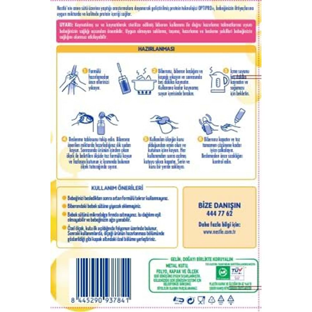 Sma Optipro 800GR No:1 Bebek Sütü (0-6 Ay) (12 Li Set)