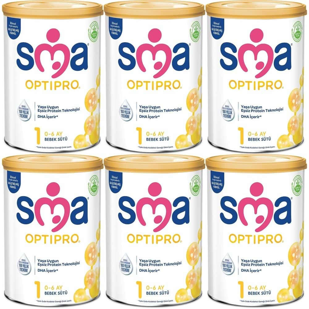 Sma Optipro 400GR No:1 Bebek Sütü (0-6 Ay) (6 Lı Set)