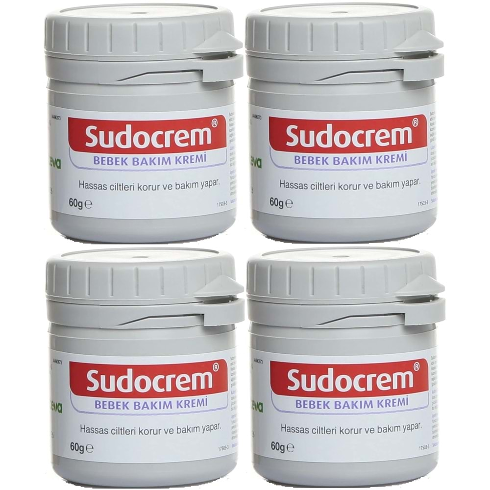 Sudocrem Cilt Bebek Bakım - Pişik Kremi 60GR (4 Lü Set)