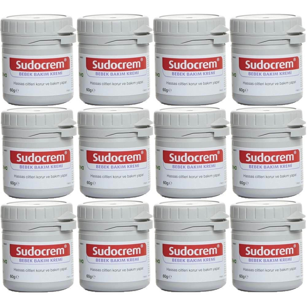 Sudocrem Cilt Bebek Bakım - Pişik Kremi 60GR (12 Li Set)