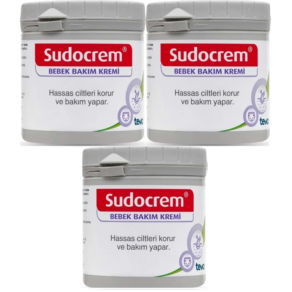 Sudocrem Cilt Bebek Bakım - Pişik Kremi 250GR (3 Lü Set)