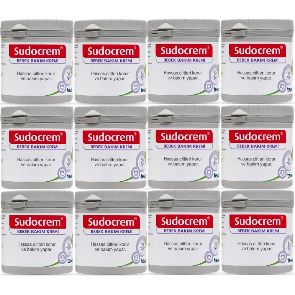 Sudocrem Cilt Bebek Bakım - Pişik Kremi 250GR (12 Li Set)