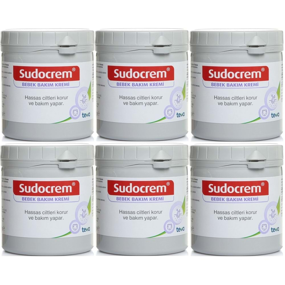 Sudocrem Cilt Bebek Bakım - Pişik Kremi 400GR (6 Lı Set)