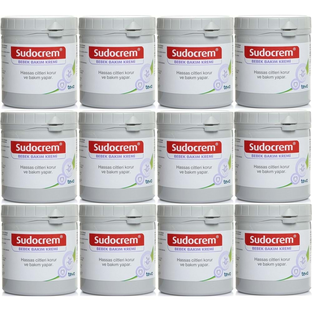 Sudocrem Cilt Bebek Bakım - Pişik Kremi 400GR (12 Li Set)