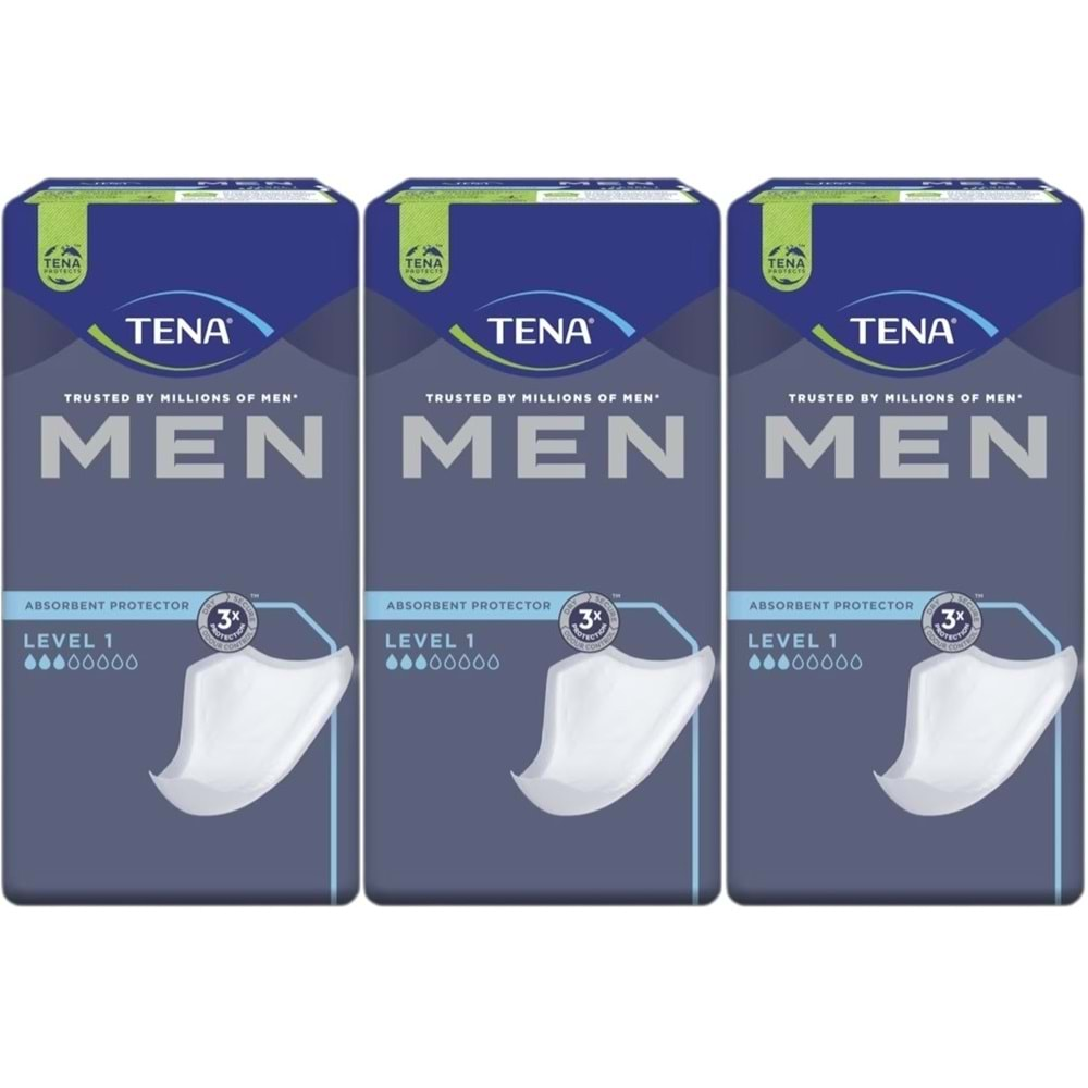 Tena Mesane Pedi Men/Erkek Level-1 72 Adet (3PK*24)