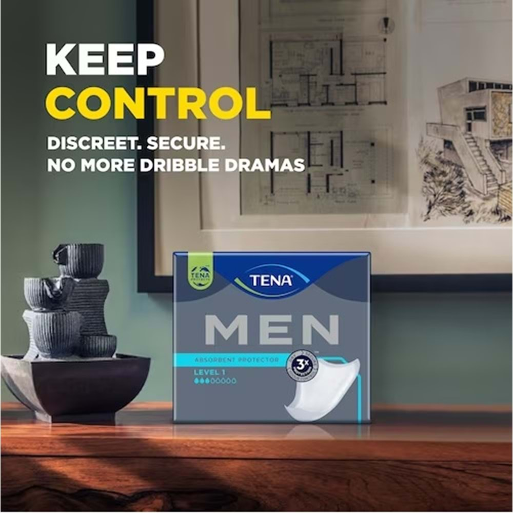 Tena Mesane Pedi Men/Erkek Level-1 96 Adet (4PK*24)