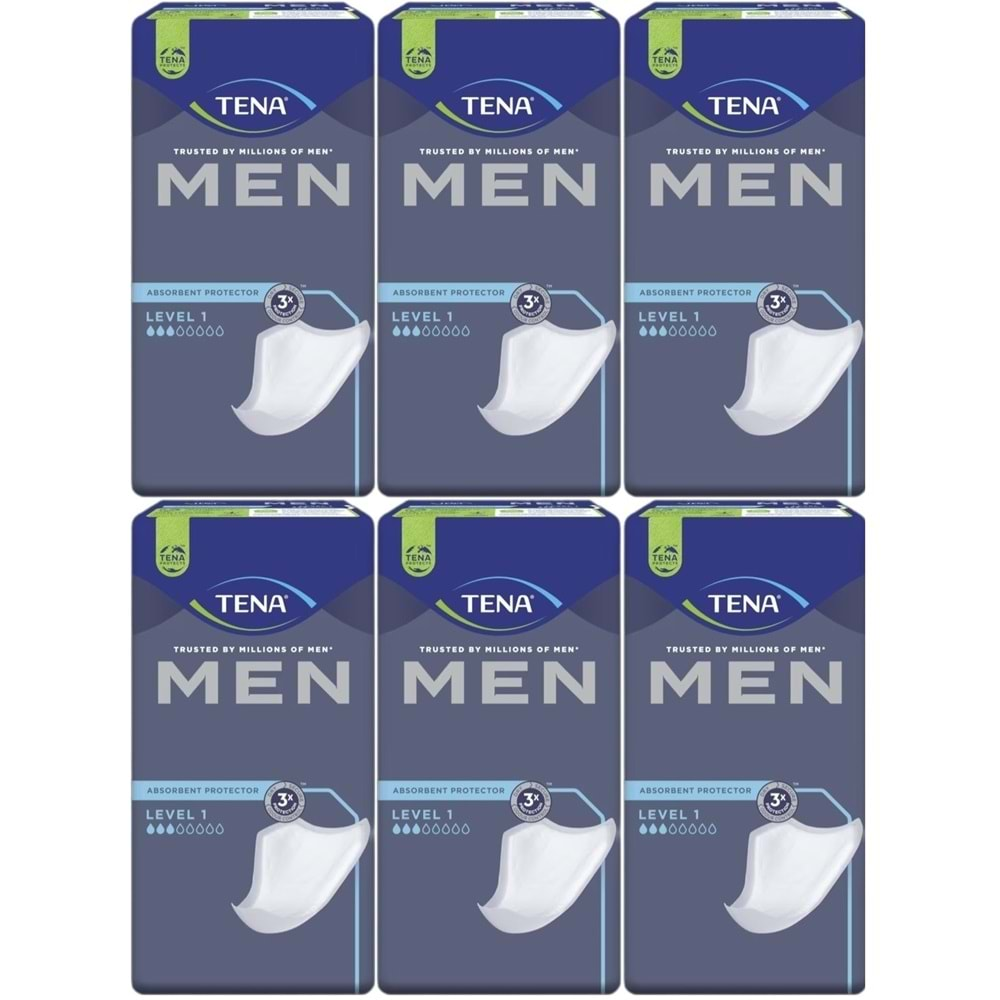 Tena Mesane Pedi Men/Erkek Level-1 144 Adet (6PK*24)