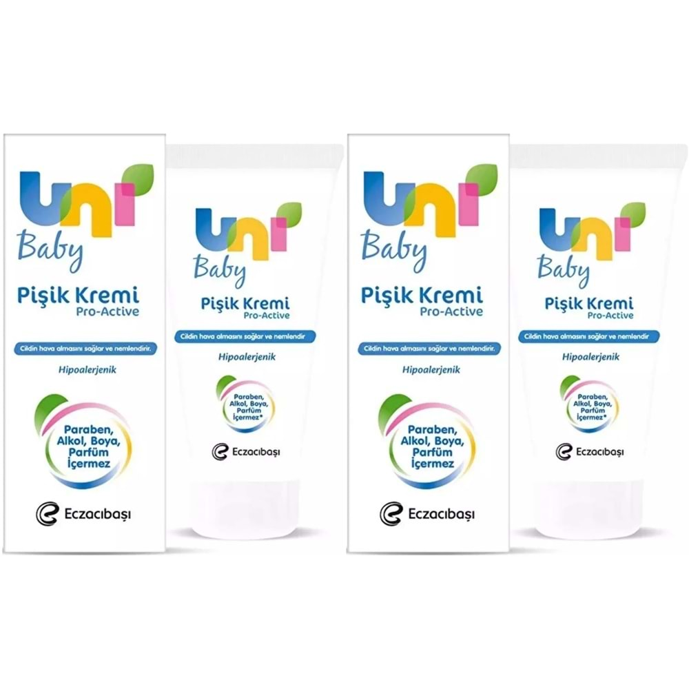 Uni Baby Pişik Kremi 75ML (2 Li Set)