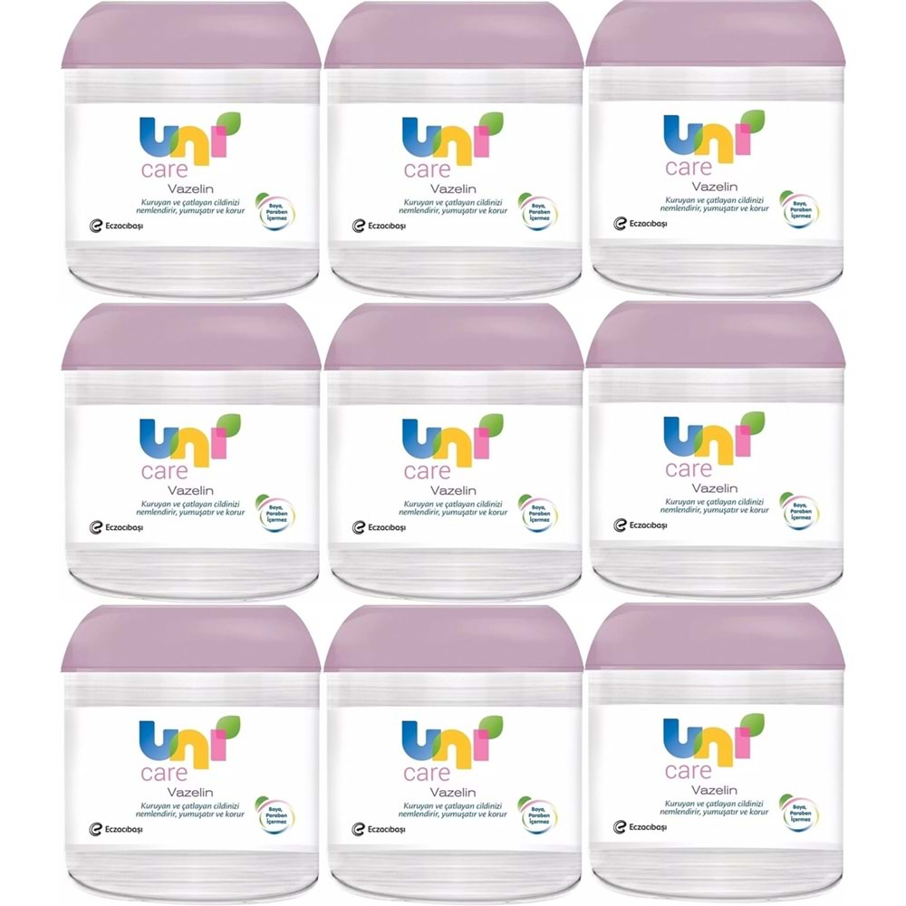 Uni Baby Vazelin 100ML Klasik (9 Lu Set)