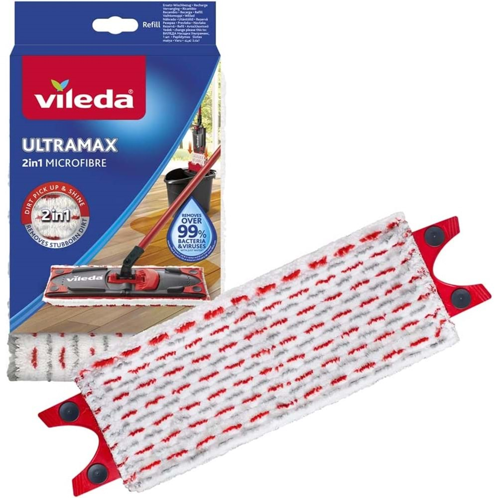 Vileda Ultramat Mikrofiber Yedek Mop (2 Li Set)