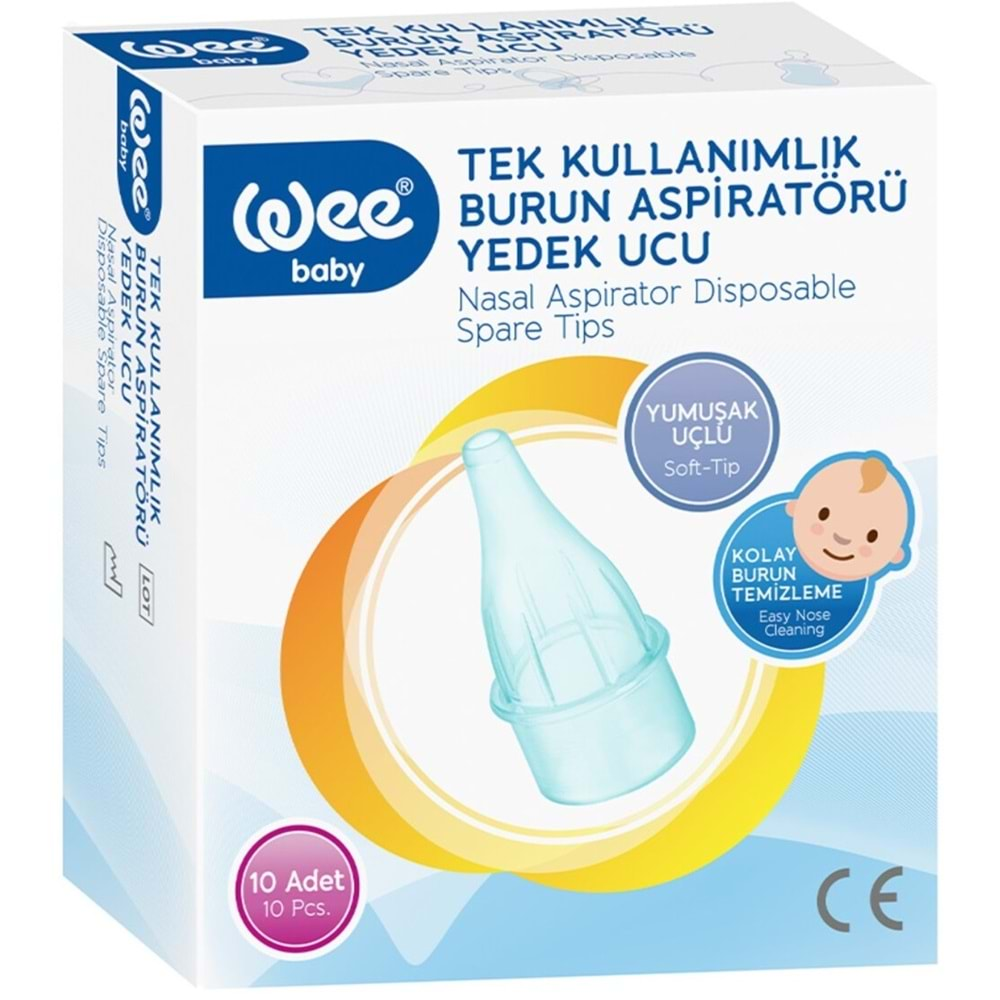 Wee Baby Burun Aspiratörü Nasal Yedek Ucu 30 Adet (3Pk*10)