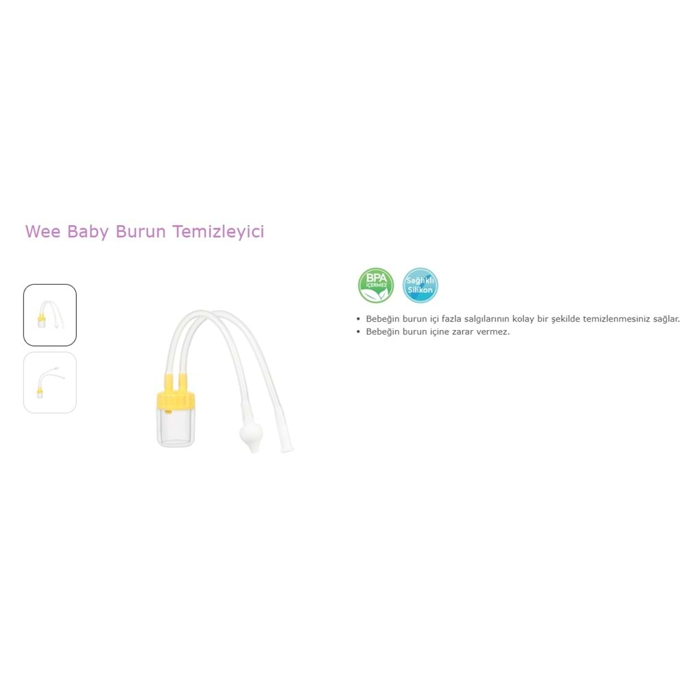 Wee Baby Burun Aspiratörü ve Temizleyici (4 Lü Set)