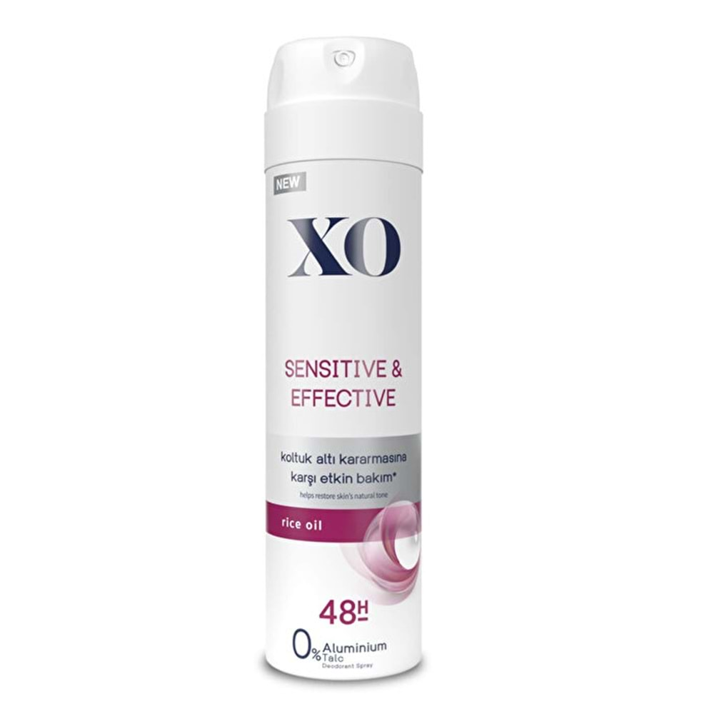 XO Deodorant 150ML Women-Kadın Sensitive & Effective (4 Lü Set)