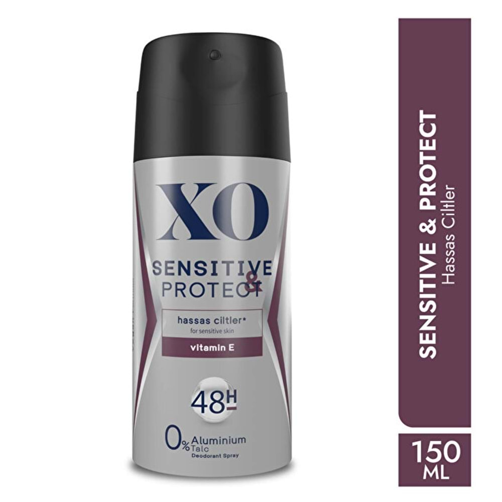 XO Deodorant 150ML Men-Erkek Sensitive & Protect (3 Lü Set)