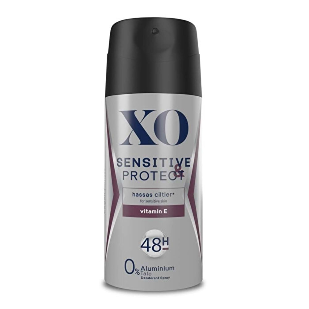 XO Deodorant 150ML Men-Erkek Sensitive & Protect (4 Lü Set)