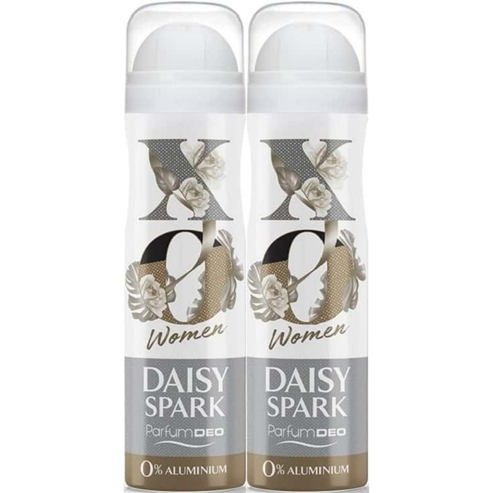 XO Deodorant 150ML Women-Kadın Daisy Spark (2 Li Set)