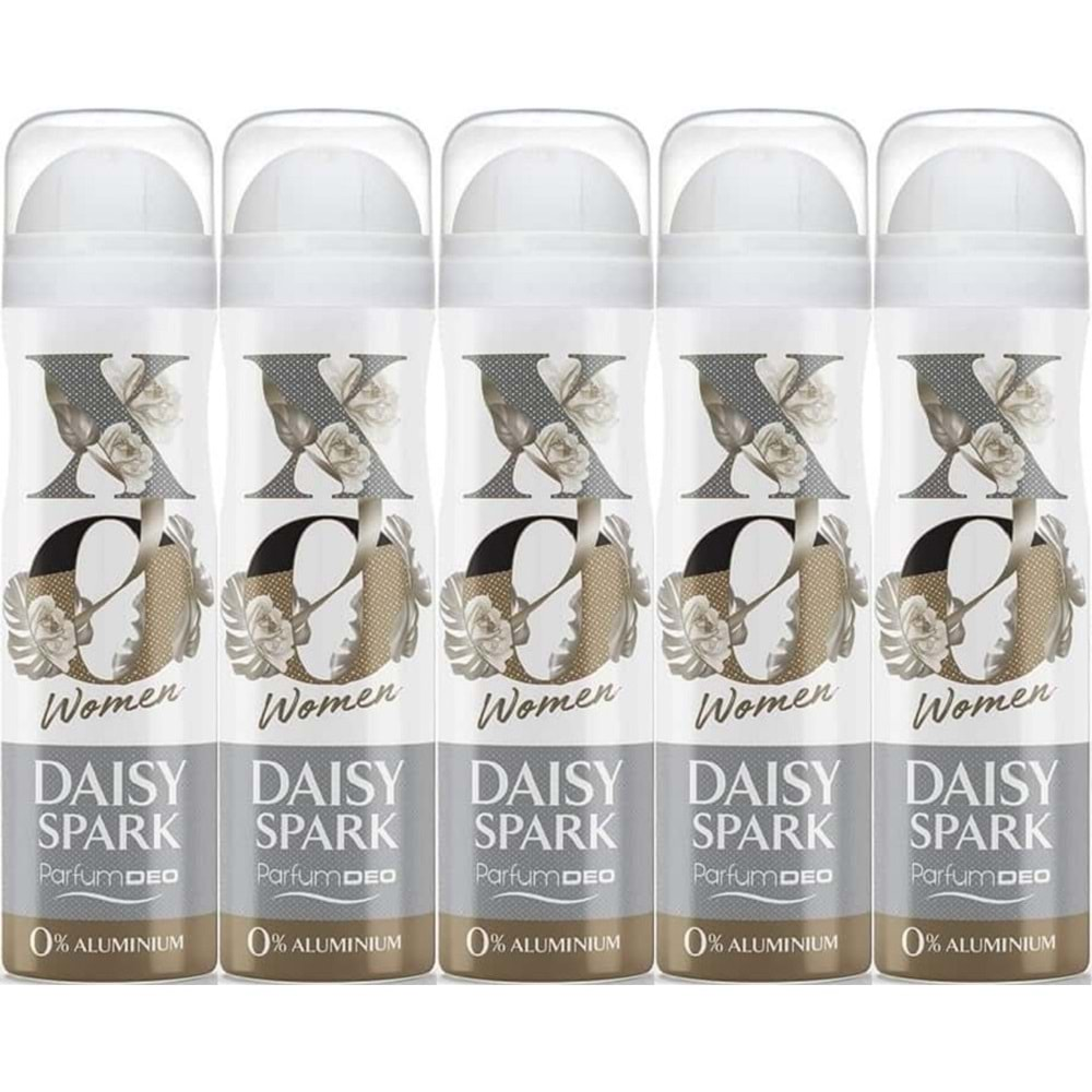 XO Deodorant 150ML Women-Kadın Daisy Spark (5 Li Set)