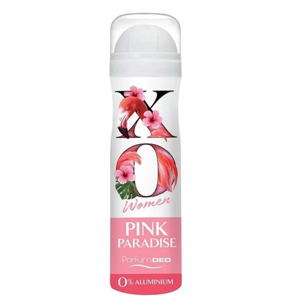 XO Deodorant 150ML Women-Kadın Pink Paradise (5 Li Set)