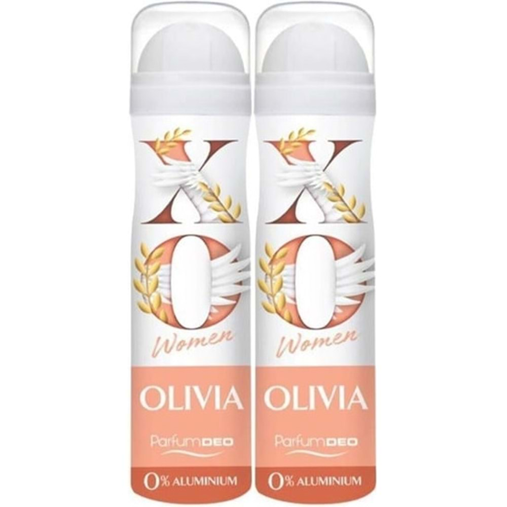 XO Deodorant 150ML Women-Kadın Olıvıa (2 Li Set)