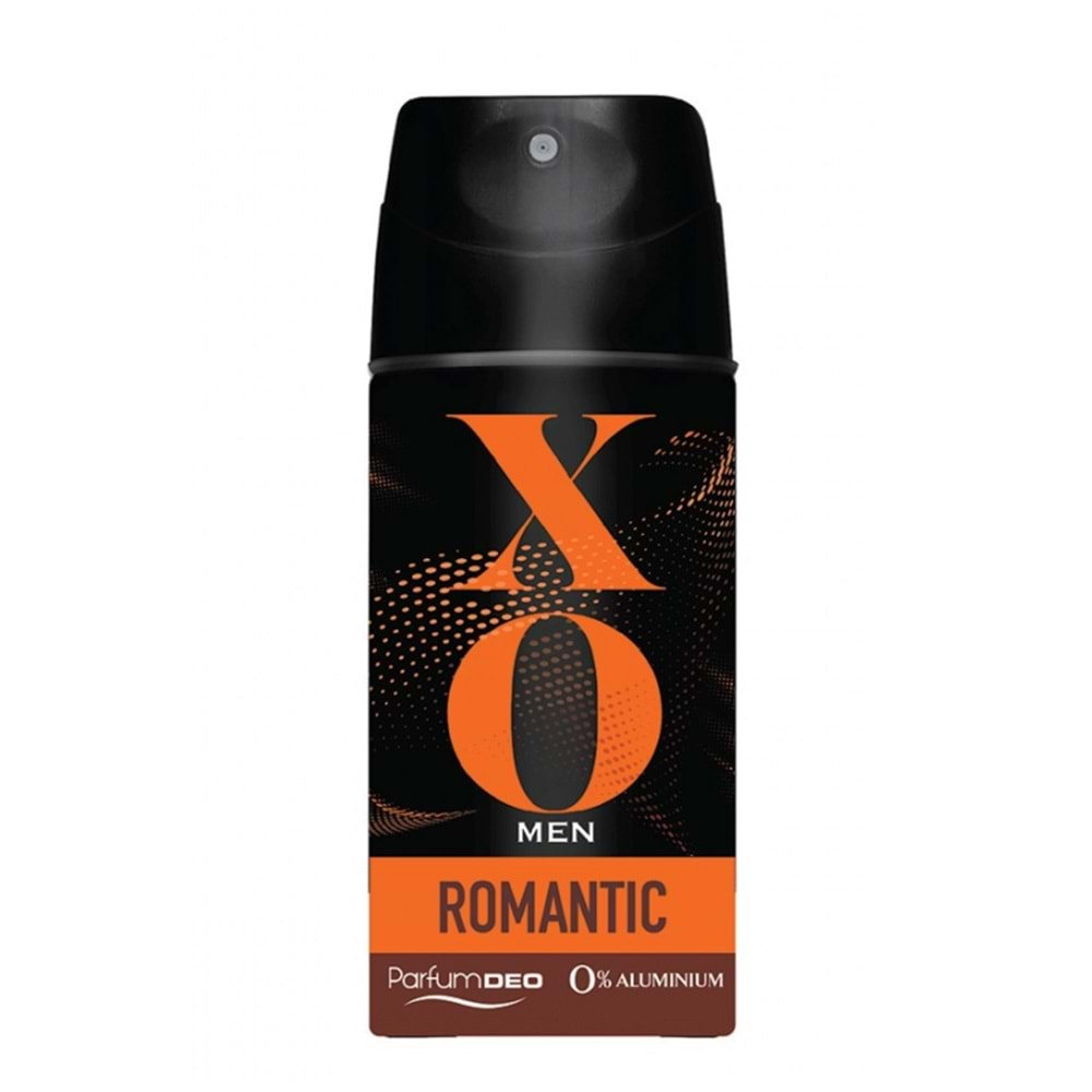 XO Deodorant 150ML Men-Erkek Romantıc (3 Lü Set)