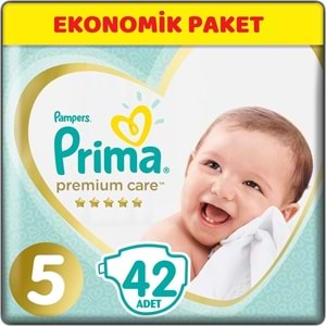 Prima Premium Care Bebek Bezi Beden:5 (11-16Kg) Junior 42 Adet Ekonomik Pk