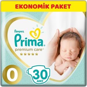 Prima Premium Care Bebek Bezi Beden:0 (1.5-2.5KG) Prematüre 30 Adet Ekonomik Pk