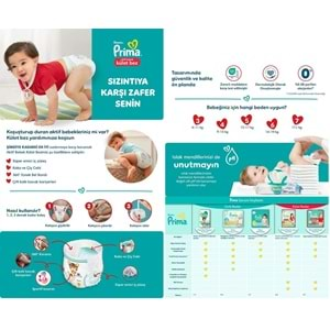 Prima Külot Bebek Bezi Beden:4 (9-15KG) Maxi 25 Adet Ekonomik Pk