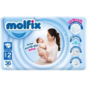 Molfix Bebek Bezi Beden:2 (3-6Kg) Mini 36 Adet Jumbo Pk