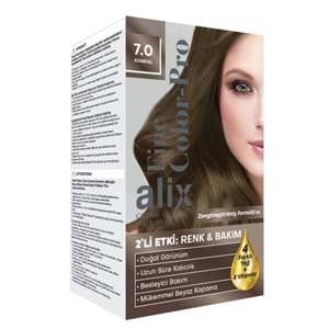 Alix 50ML Kit Saç Boyası 7.0 Kumral