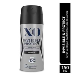 XO Deodorant 150ML Men-Erkek Invisible & Protect