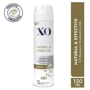 XO Deodorant 150ML Women-Kadın Natural & Effective