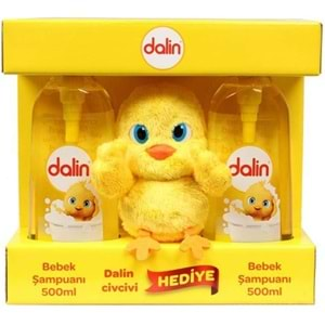 Dalin Bebek Şampuanı 500ML+500ML (Peluş Civciv Oyuncak Hediyeli)