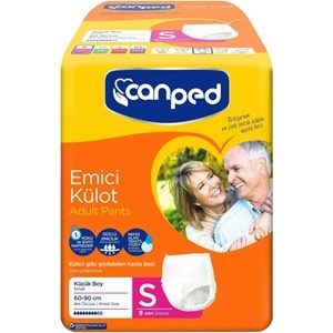 Canped Emici Külot Hasta Bezi S-Küçük Small (İç Adet 9) Tekli Pk