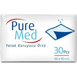 Puremed Hasta Yatak Koruyucu 60*90CM 30 Adet Tekli Pk