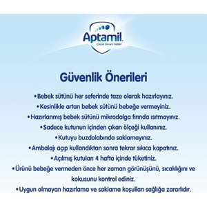 Nutrıcıa Aptamil 350GR Bebek Sütü No:1 (0-6 Ay) Doğumdan İtibaren